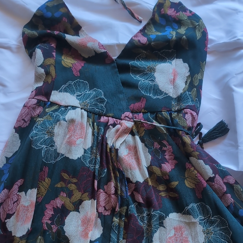 Floral Halter Dress